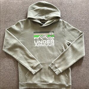 Under Armour Green Sweatshirt Hoodie